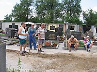 Bauarbeiten Friedhof