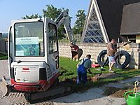 Bauarbeiten Friedhof